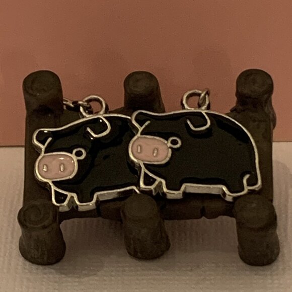 Pig Earring, Hog Earring, Gift Idea, Pig Jewelry, Hog Jewelry, Cute Earrings - Picture 3 of 4